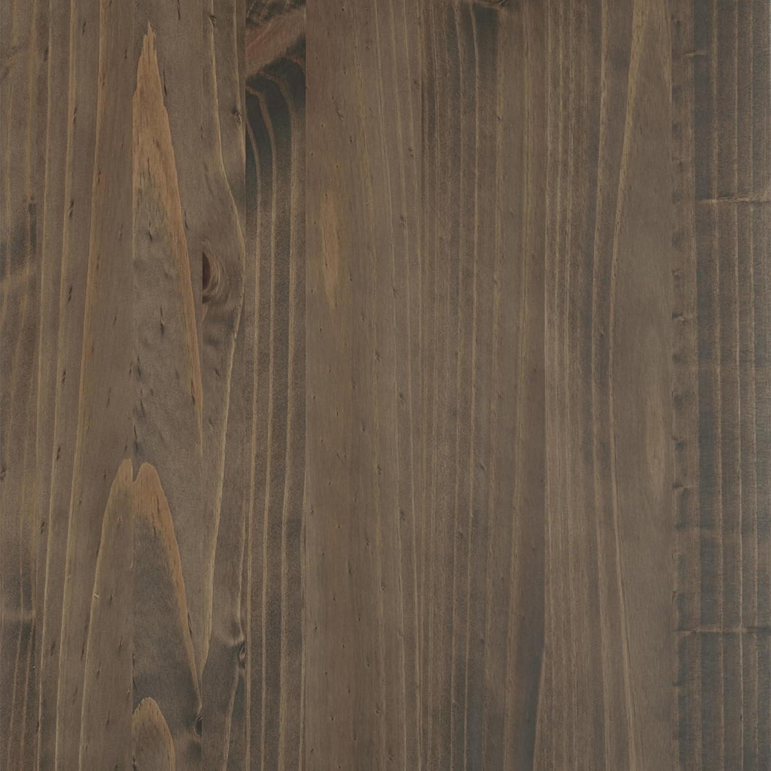 Simpli Home Lev SOLID WOOD TV Media Stand in Smoky Brown For TVs up to 60 inches