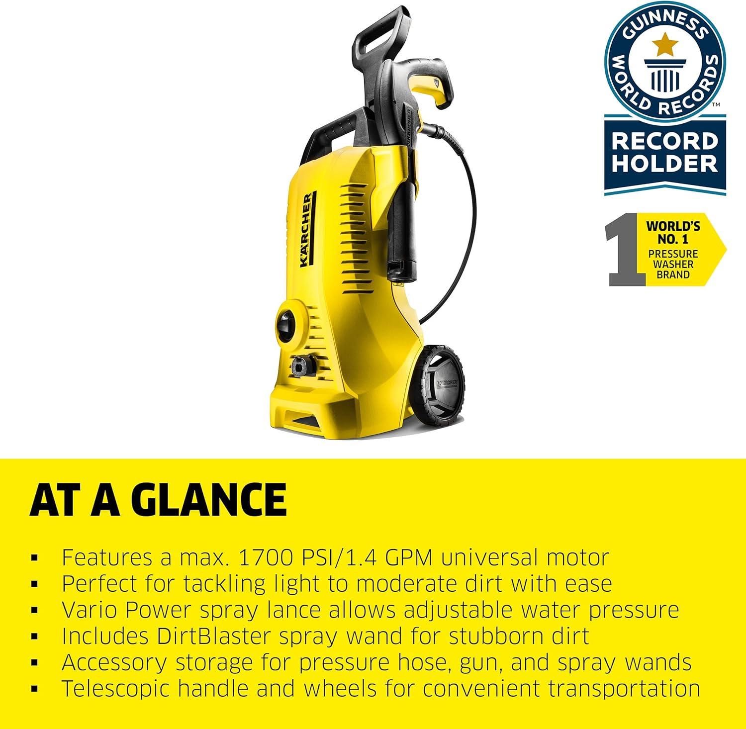 Karcher K 2 Power Control Electric Pressure Washer