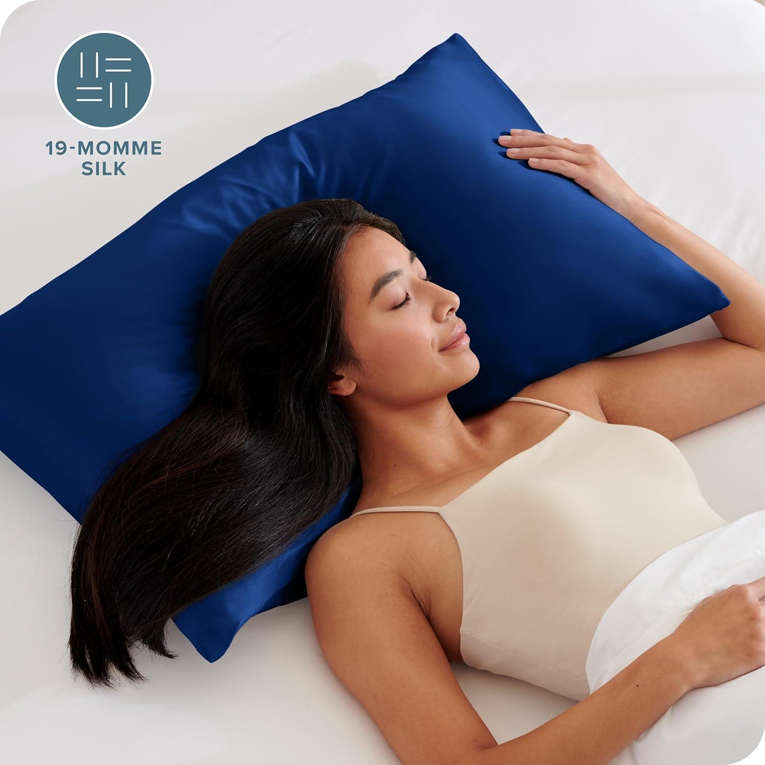 Bare Home 100% Mulberry Silk Pillowcase Envelope Closure