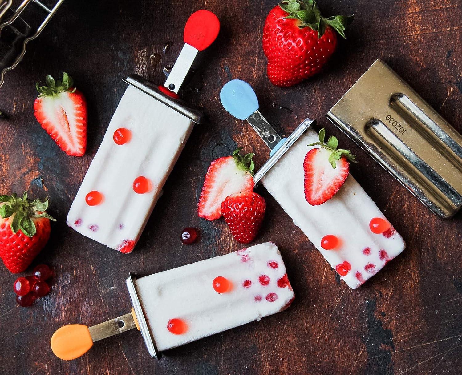 Eco-Friendly Stainless Steel Popsicle Molds with Silicone Seals
