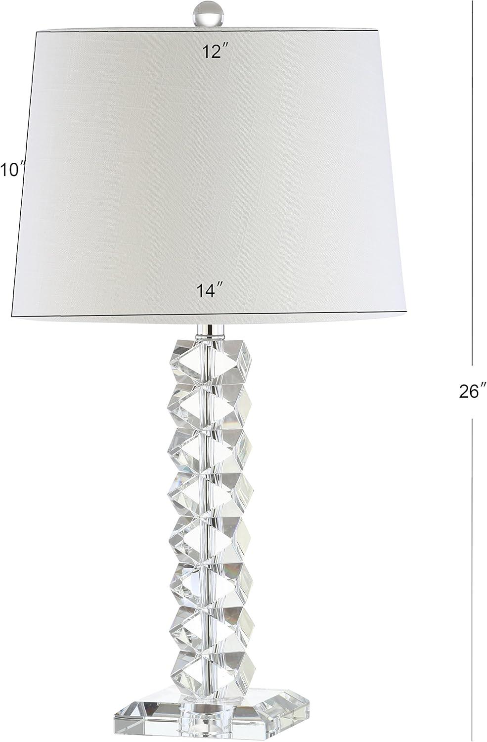 Jonathan Y Lighting Jyl2013a Julia 1 Light 25-1/2" Tall Led Buffet Table Lamp - Clear