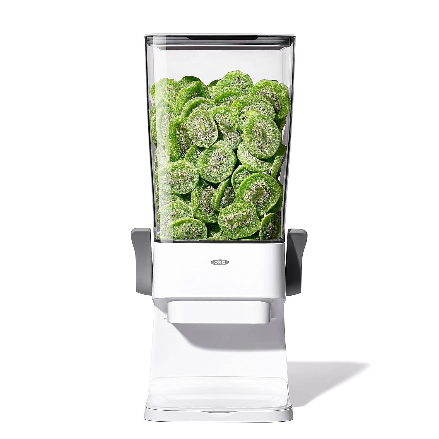 OXO Good Grips Bote Dispensador de Cereales para Snacks de Encimera de Cocina, 5.5 Cuartos