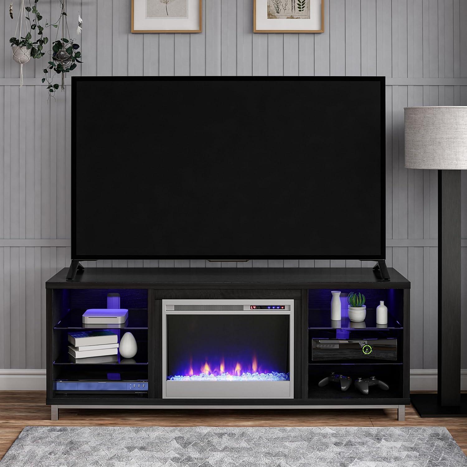 Lumina Fireplace TV Stand for TVs up to 70"