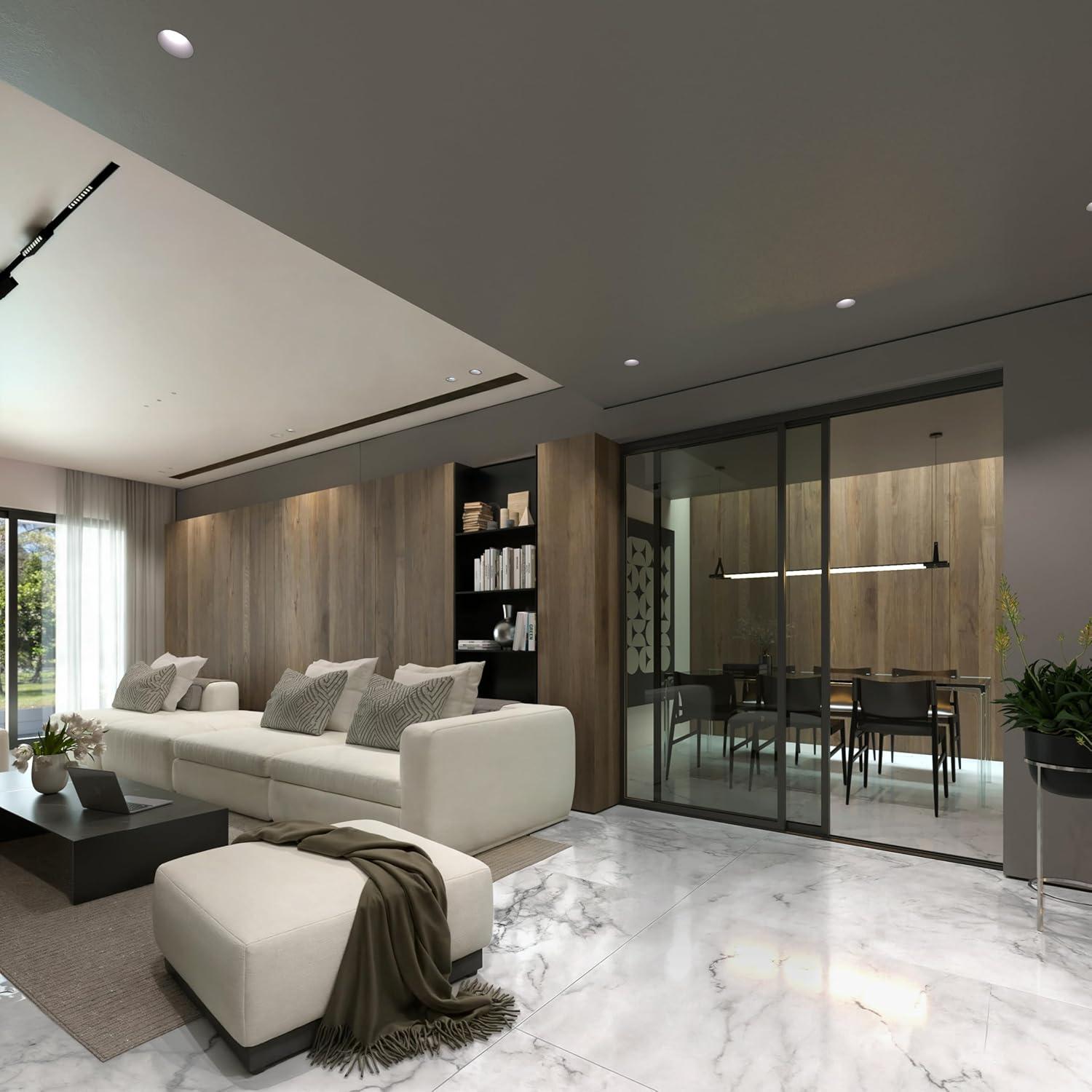 Doors55 Glass Room Divider Panel and Partition Wall
