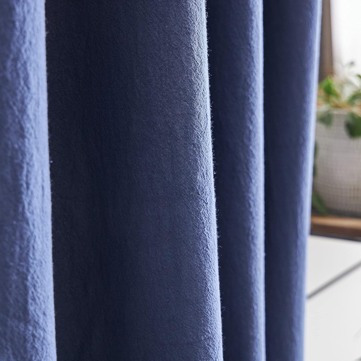 Peri Home Cotton Blend Room Darkening Curtains / Drapes Pair (Set of 2)