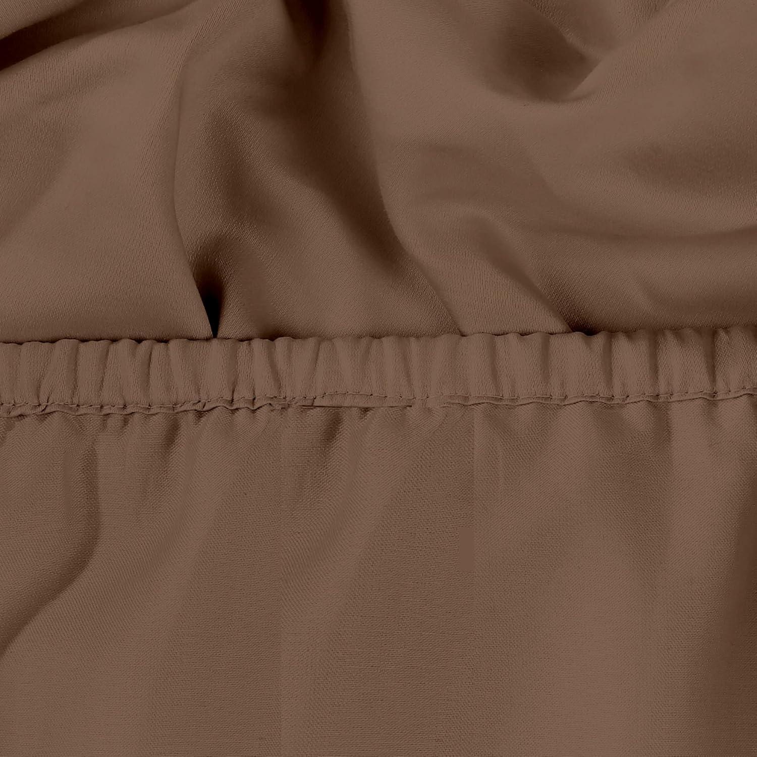 Bare Home Organic 100% Cotton Jersey Knit Fitted Sheet