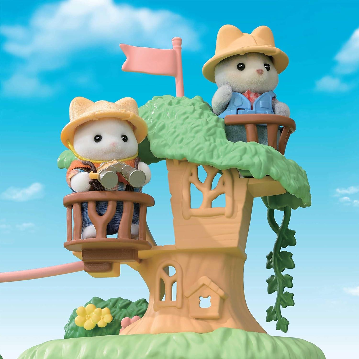 Calico Critters Secret Forest Falls, Dollhouse Playset with Figure and Accessories