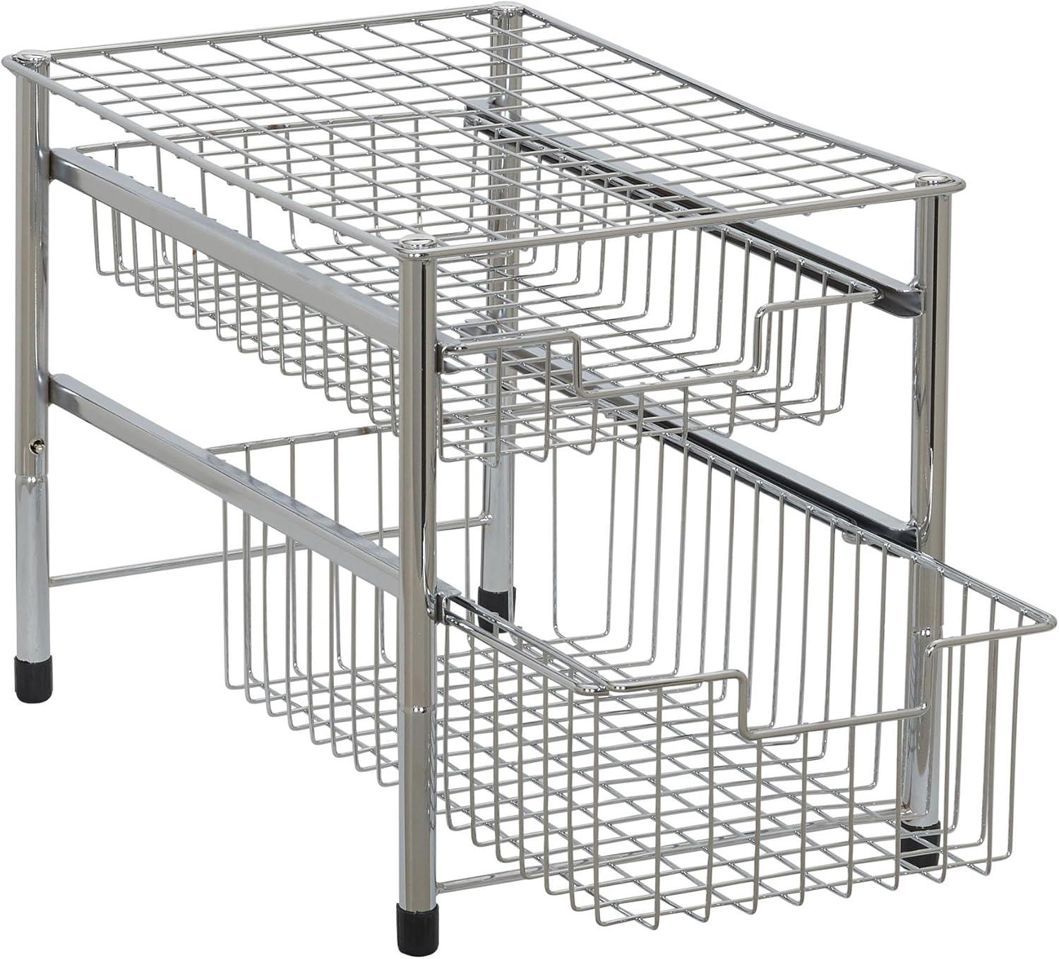 Household Essentials Cabinet Shelving Rack