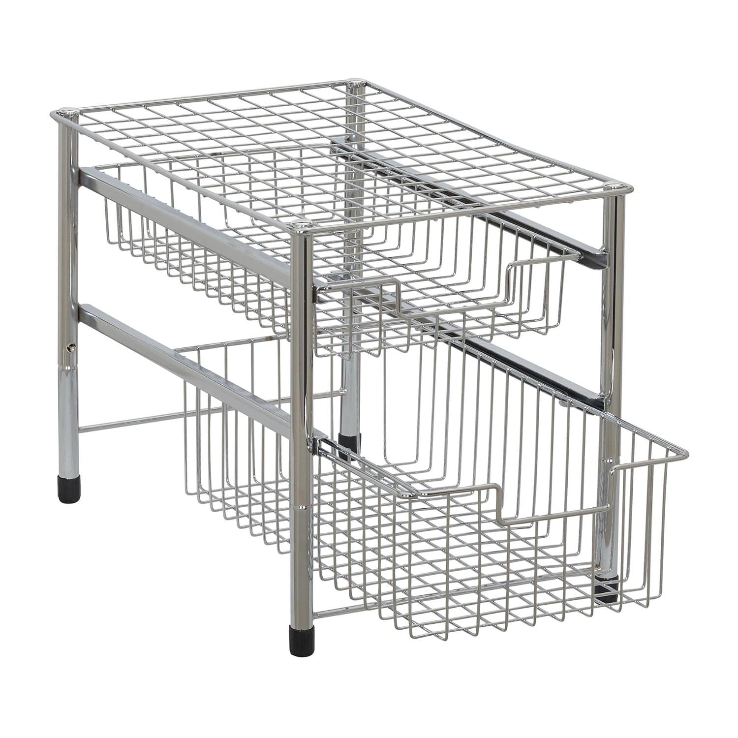 Household Essentials Cabinet Shelving Rack