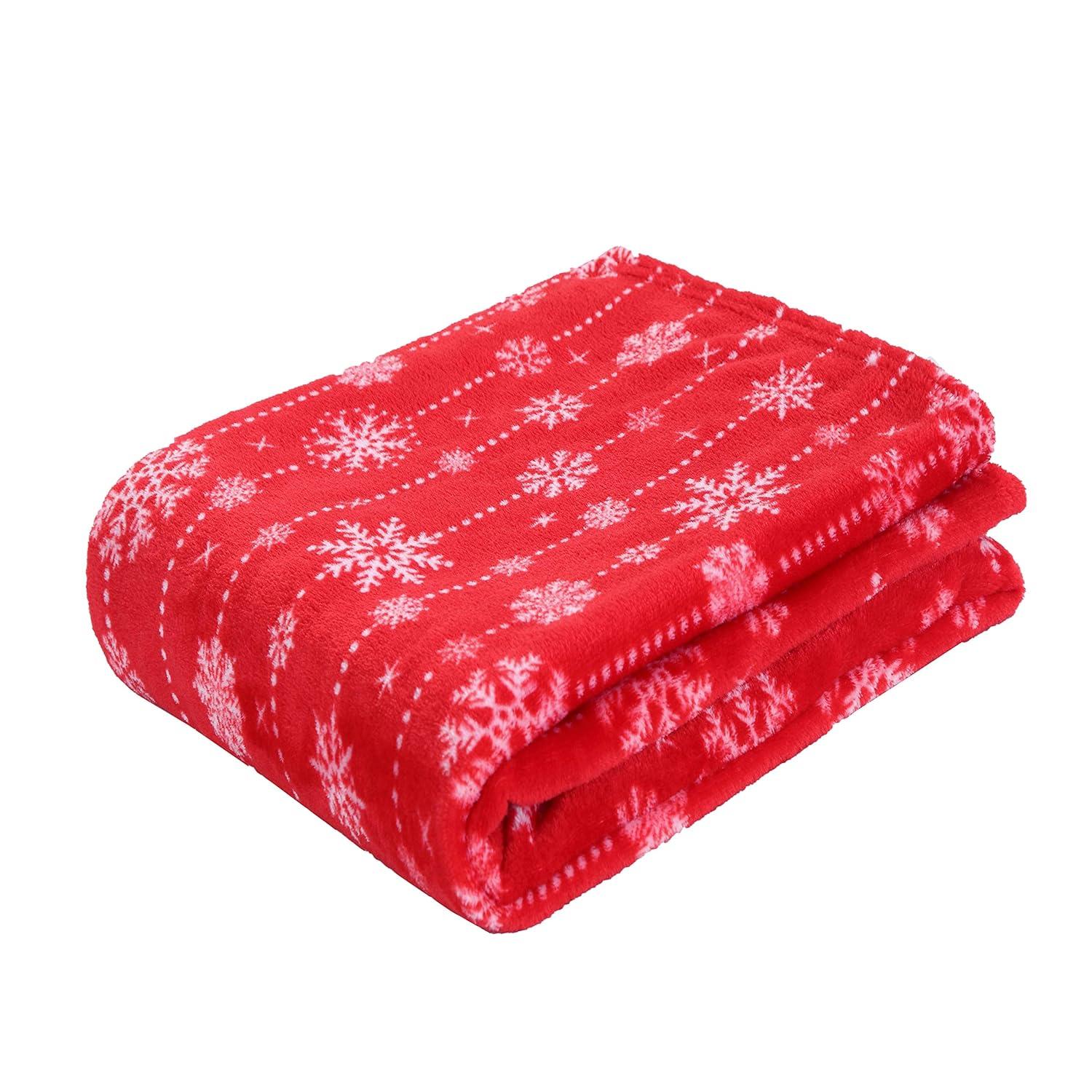 Elegant Comfort 50 x 60 Blanket Gift Christmas Throw