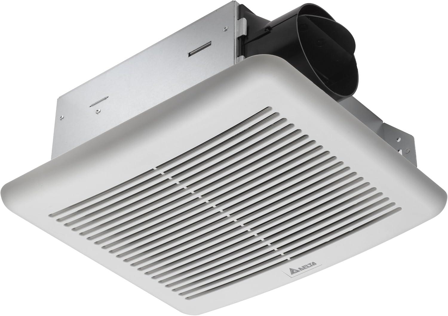 Slim White Energy Star Certified Bathroom Exhaust Fan