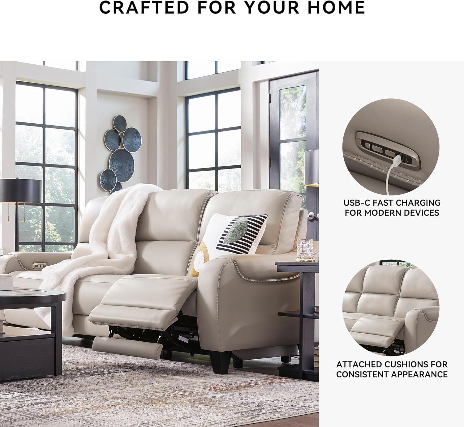 Ayrah 85.25'' Upholstered Power Reclining Sofa
