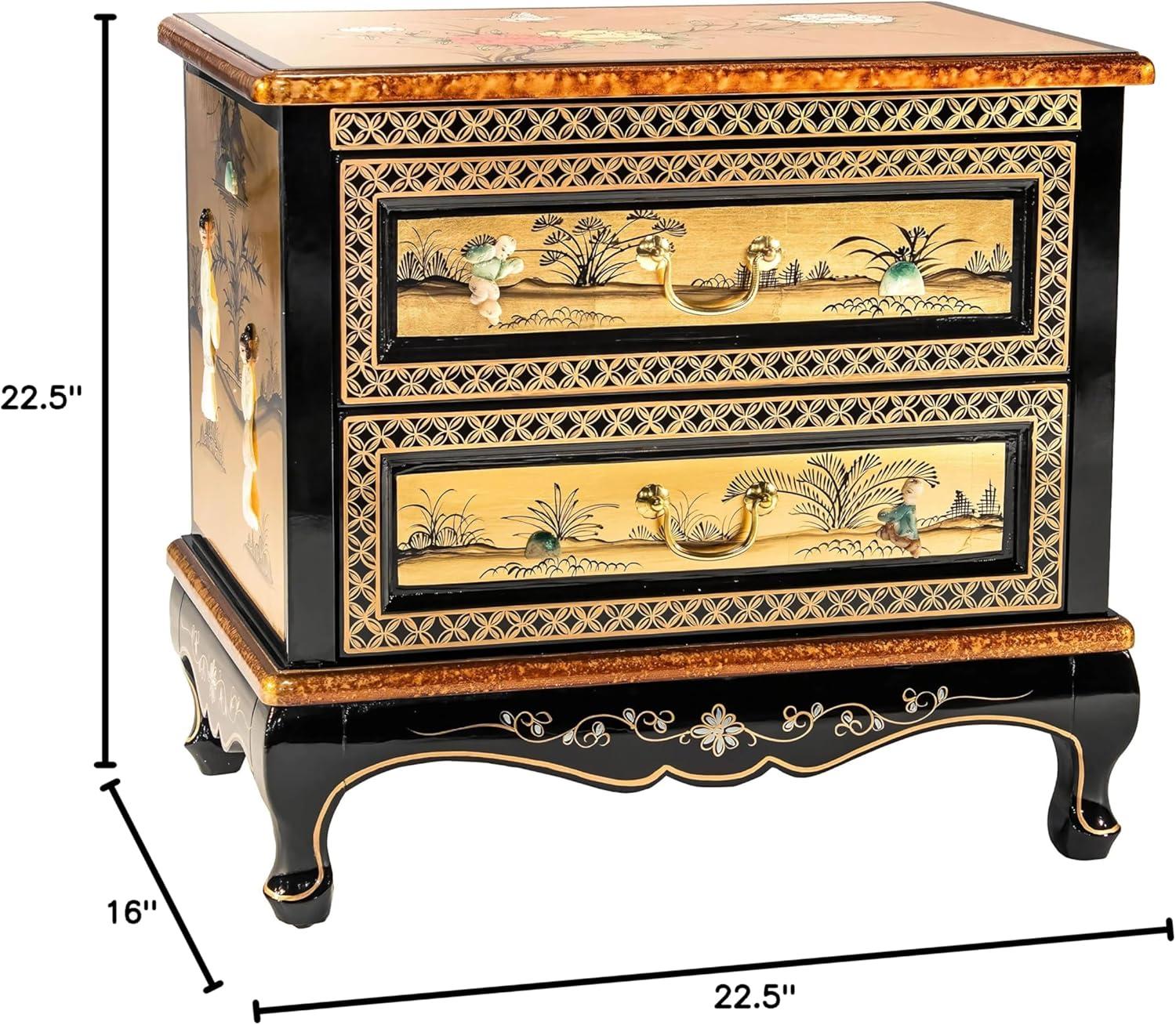 Bloomsbury Market Abigaelle Solid Wood Accent Chest