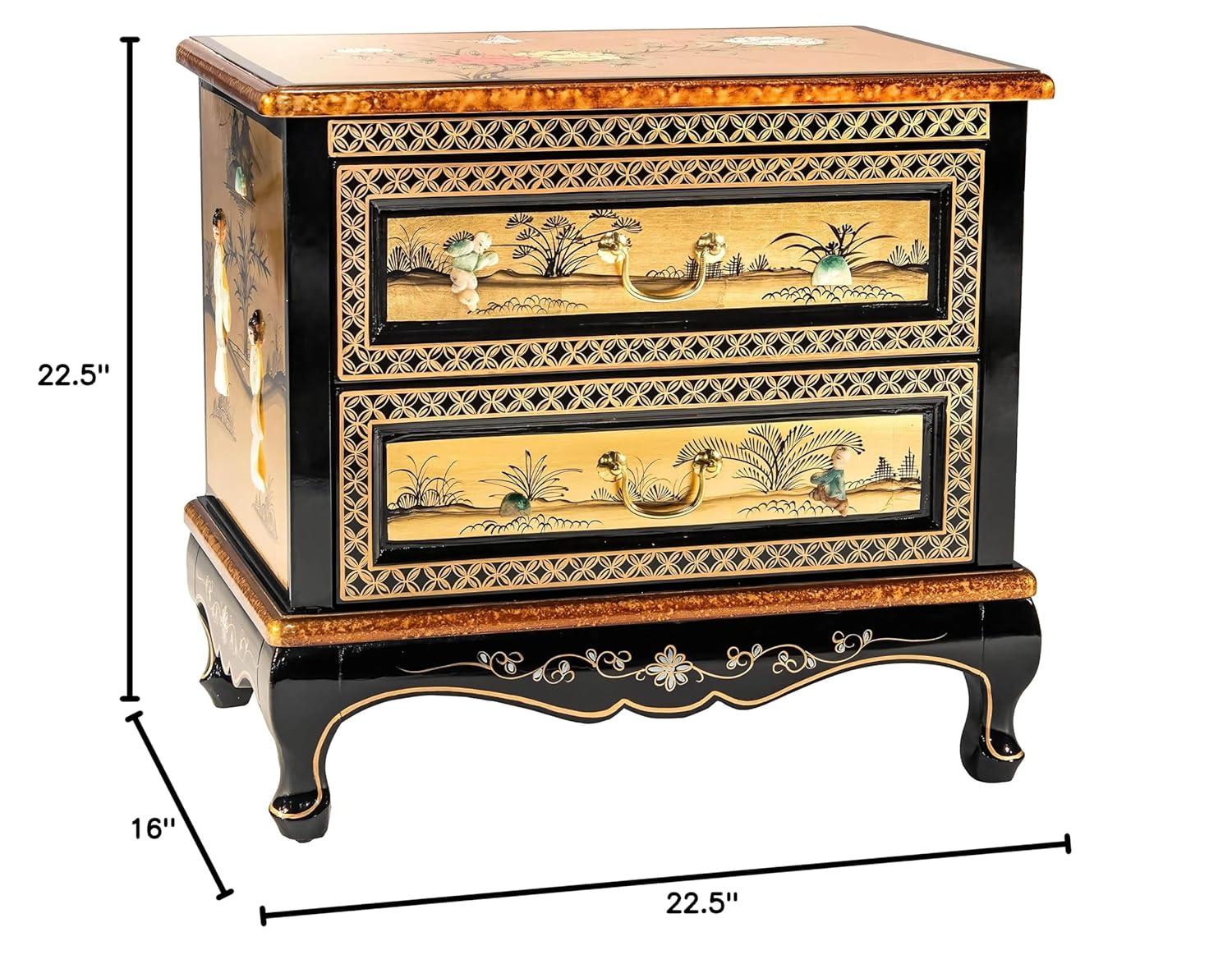 Bloomsbury Market Abigaelle Solid Wood Accent Chest
