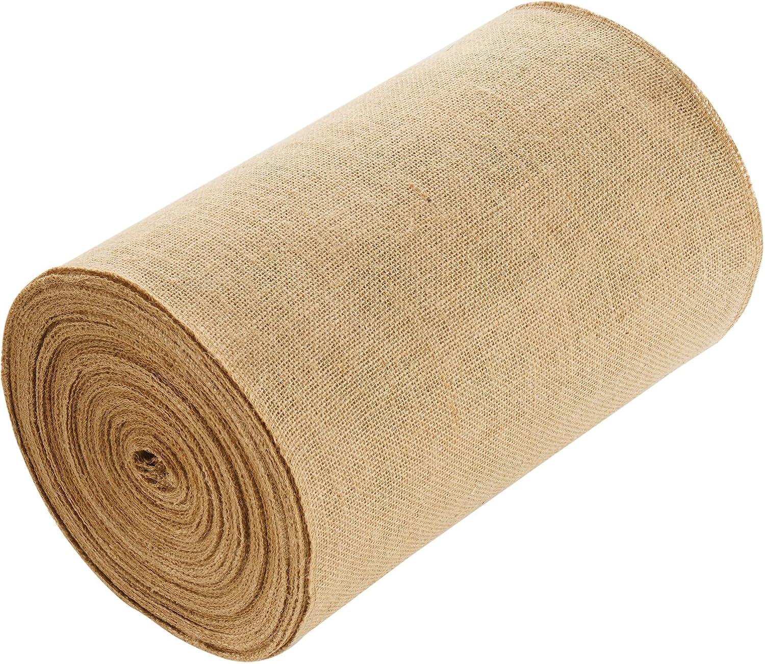 Burlap Fabric Roll, 14 in. x 150 ft. and 50 x 50 High Density Wide Natural Burlap Fabric Rolls, Cabinet Type