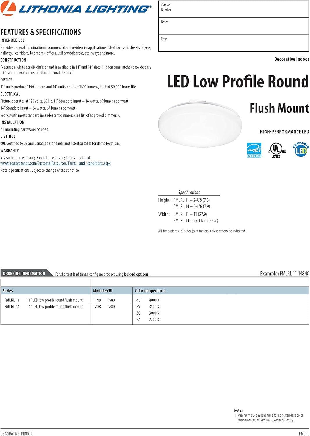 LED Flush Mount