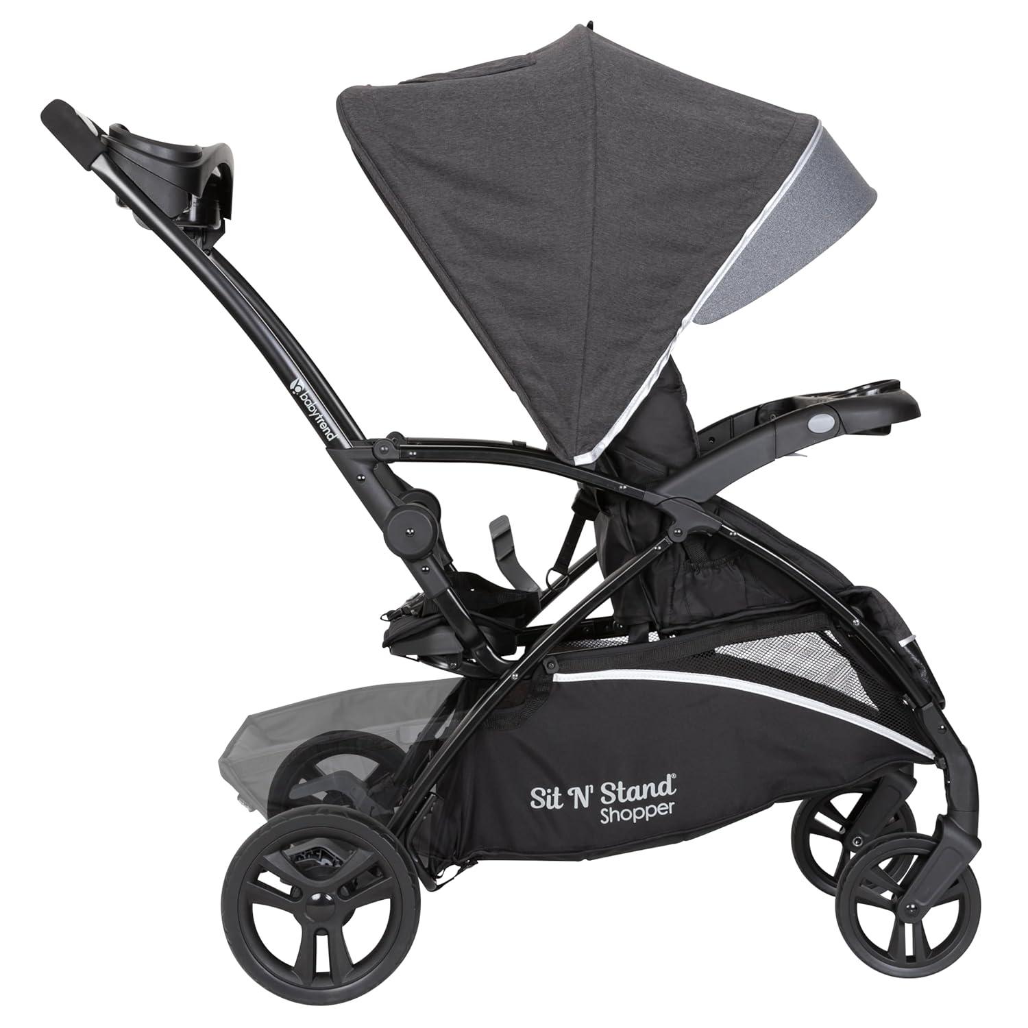 Baby Trend Sit N' Stand 5-in-1 Shopper Stroller Travel System - Gray
