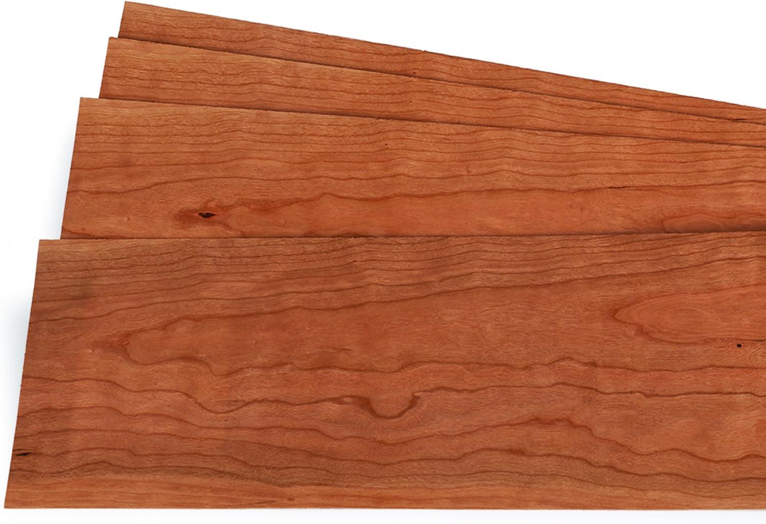 Cherry Veneer 1/16" Thick 24" x 7.5" Pack