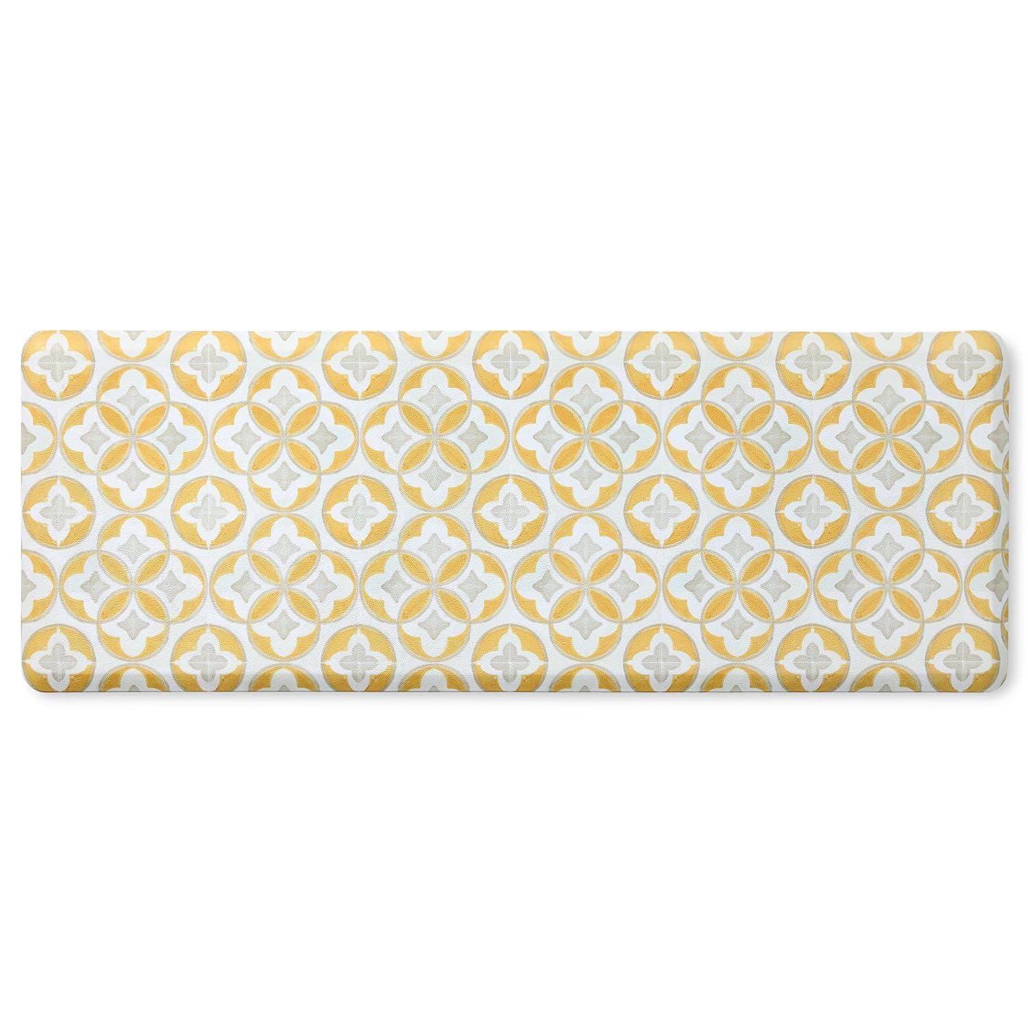 Fiesta FIESTA Postiano Tiles Geo Textured Anti-Fatigue Comfort Non-Slip Kitchen Runner Mat