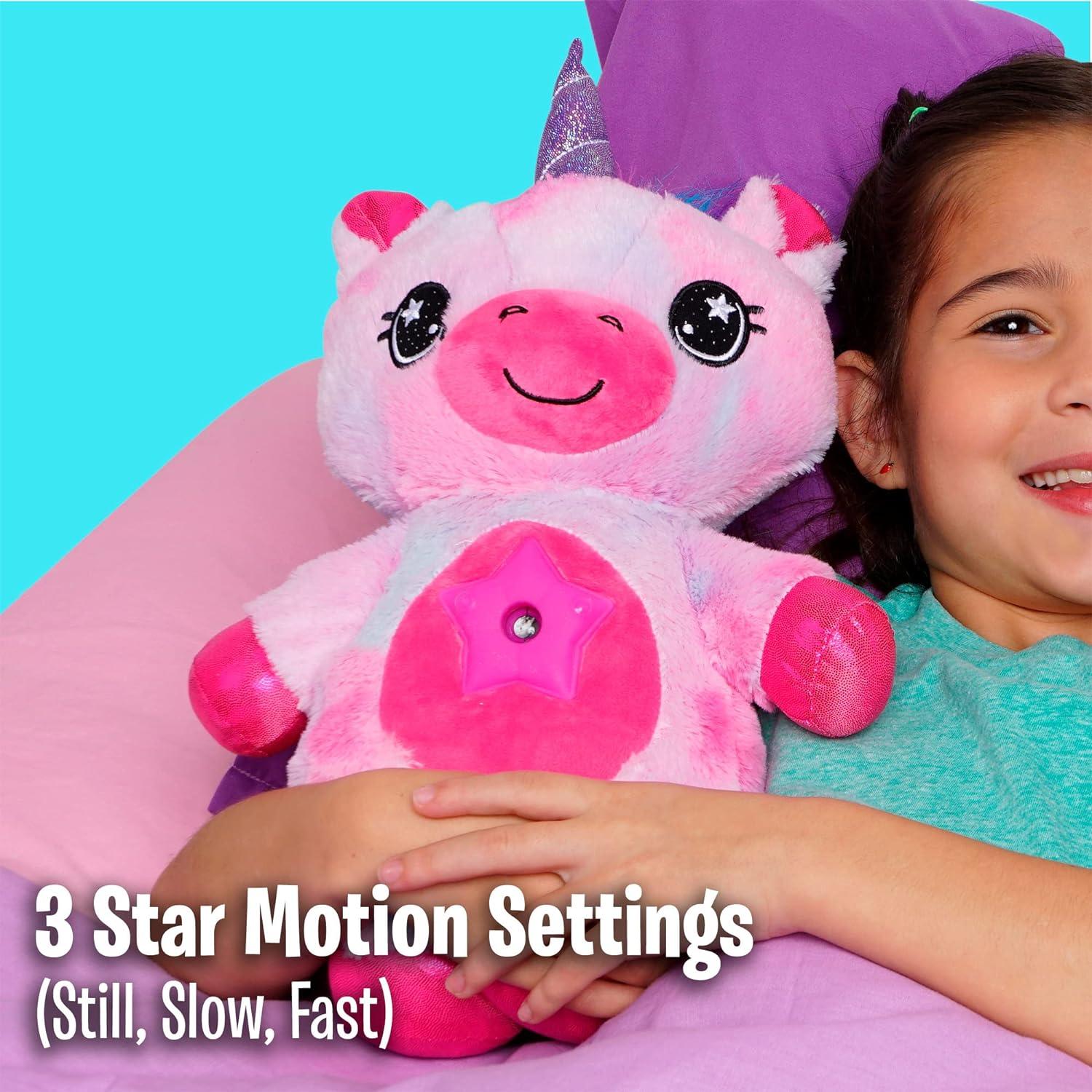 Star Belly Dream Lites Pink & Purple Unicorn, Huggable Kids Night Light, as Seen on TV