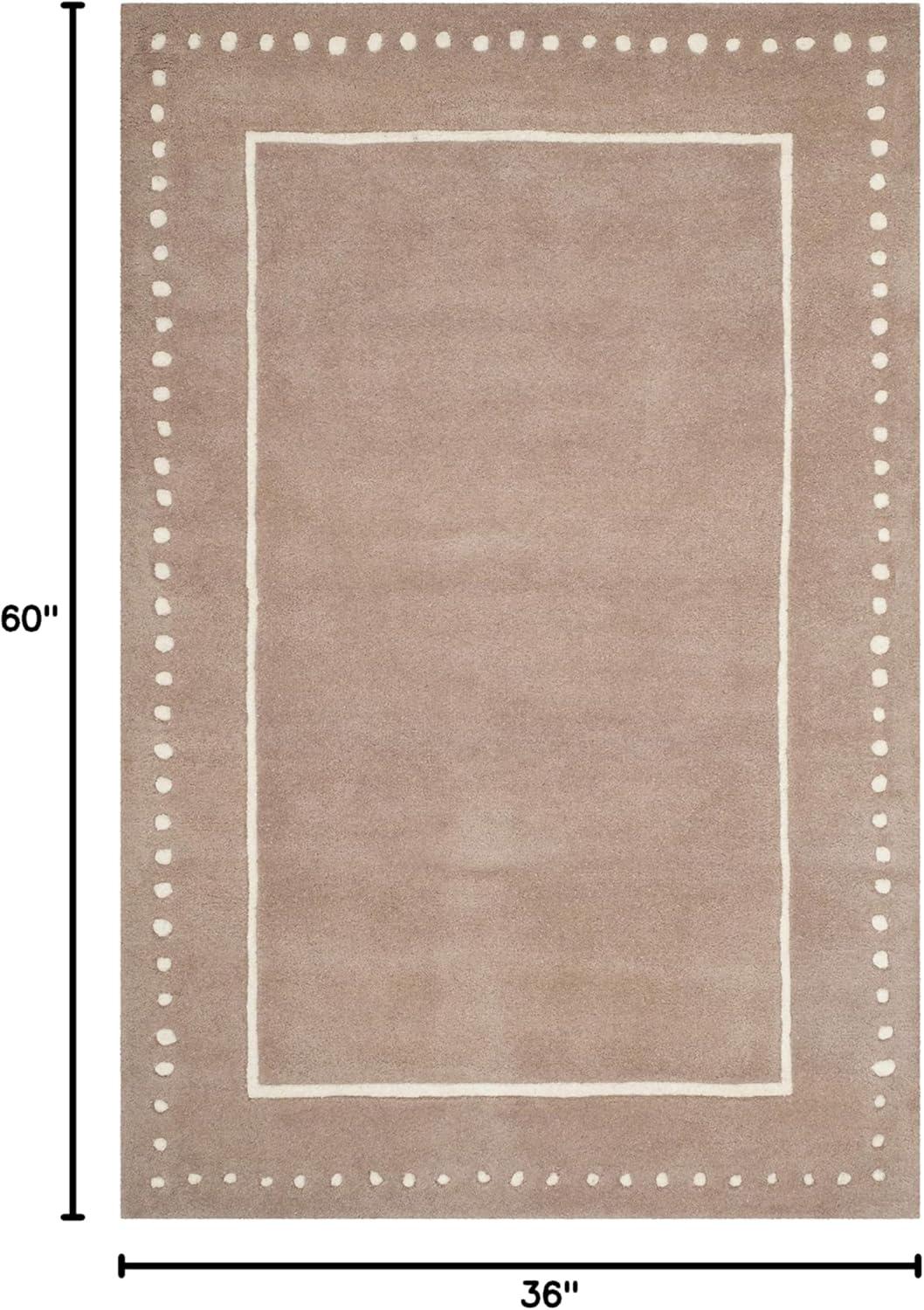 Bella BEL151 Hand Tufted Area Rug - Beige/Ivory - 3'x5' - Safavieh..