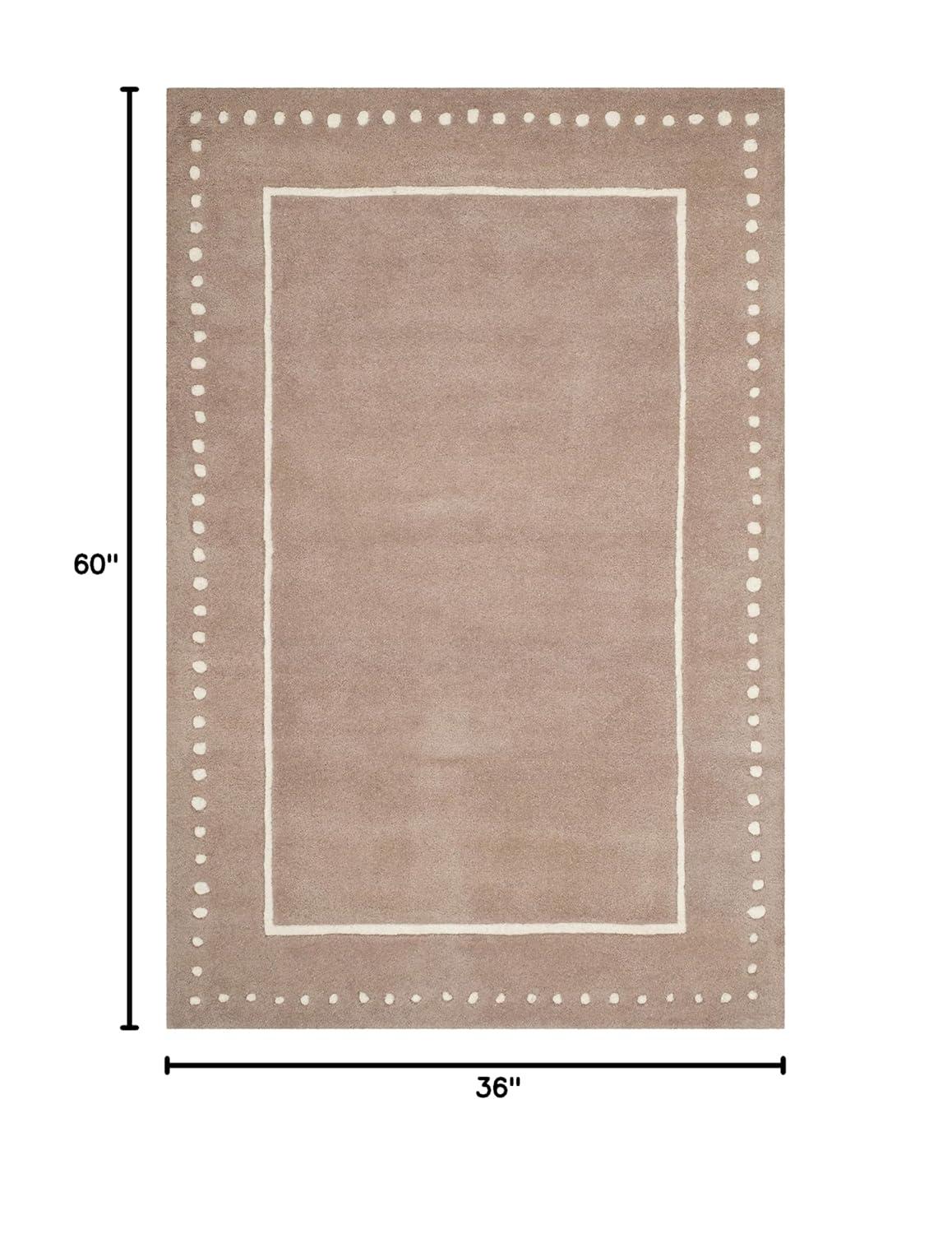 Bella BEL151 Hand Tufted Area Rug - Beige/Ivory - 3'x5' - Safavieh..