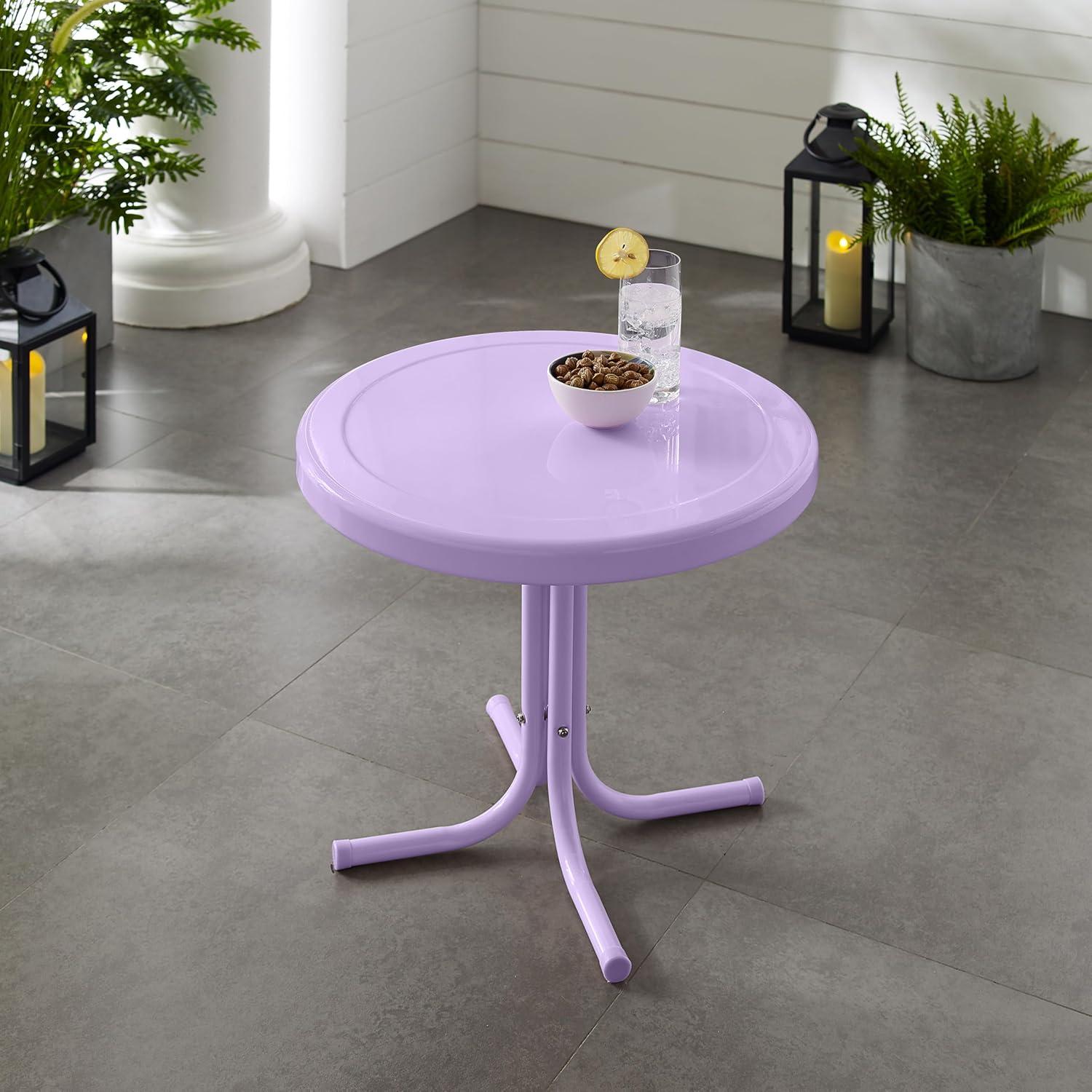 Outdoor Side Table in Lavender