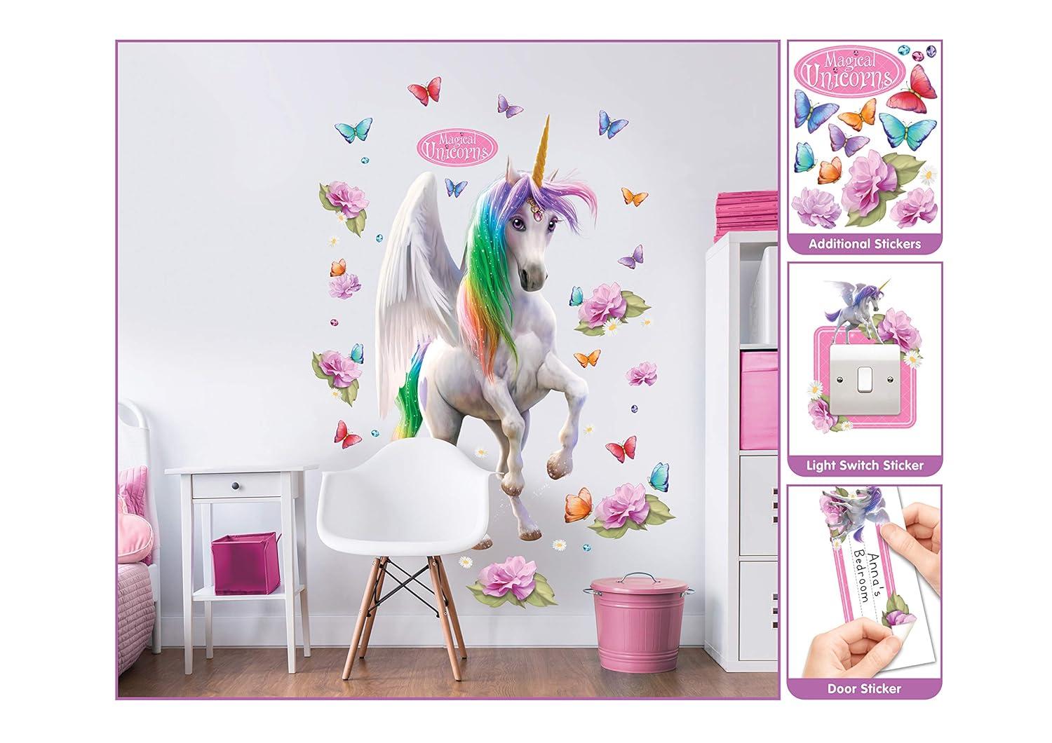 WallPops! Magical Unicorn Peel & Stick Border
