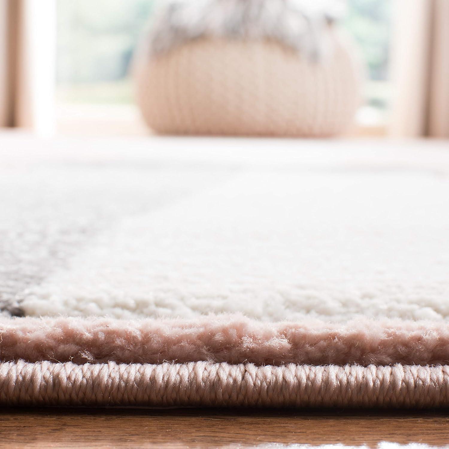 Carousel Kids CRK191 Power Loomed Runner Rug - Pink/Ivory - 2'3"x6' - Safavieh.