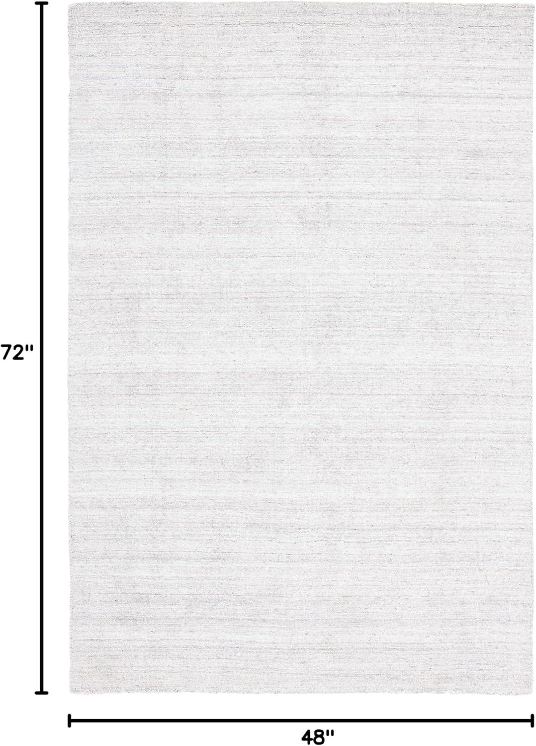 Mirage MIR176 Hand Loomed Indoor Area Rug - Light Grey - 4'x6' - Safavieh