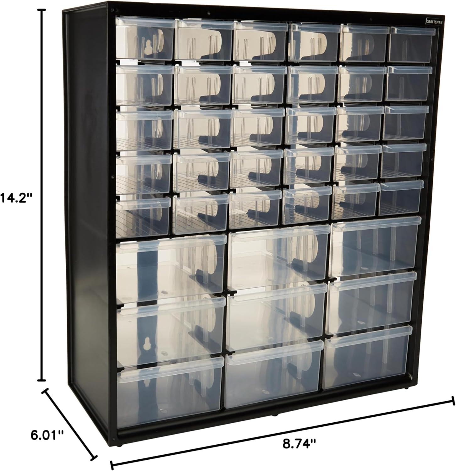 Craftsman Large and Small 39 Drawer Bin System CMST40739