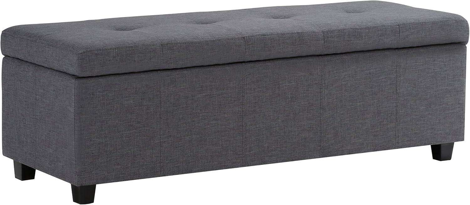 Simpli Home Castleford Large Storage Ottoman Bench