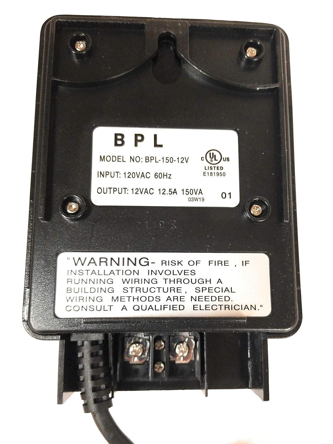 150 Watt 12V Landscape Lighting Transformer with Photocell