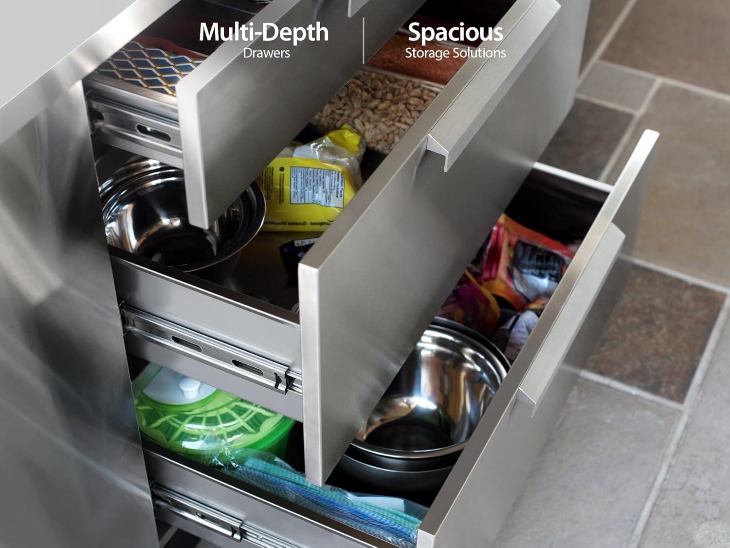 Outdoor Kitchen Classic 32In 3-Drawer Cabinet