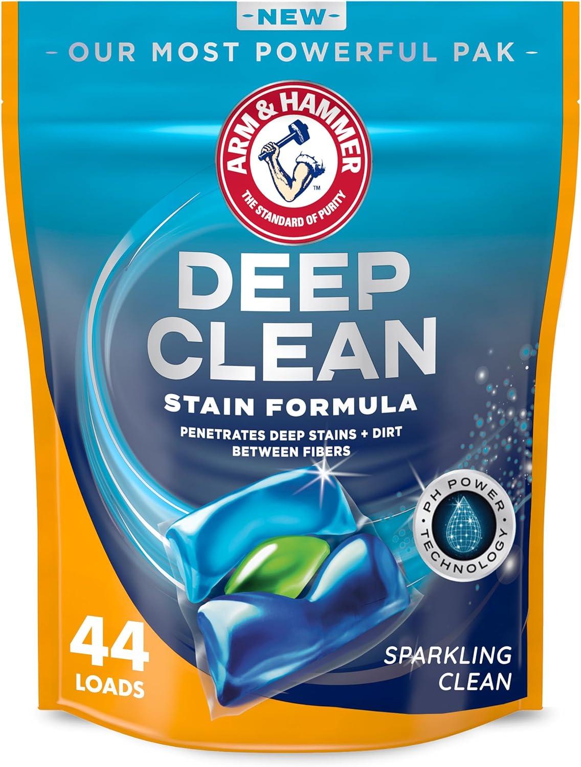 Deep Clean Stain Formula Laundry Detergent Pods, 21 ct