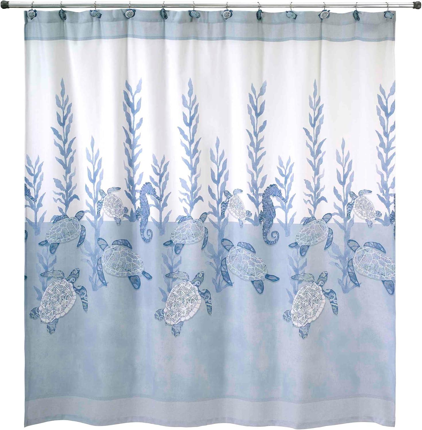 Avanti Linens Caicos Shower Curtain & Hook Set