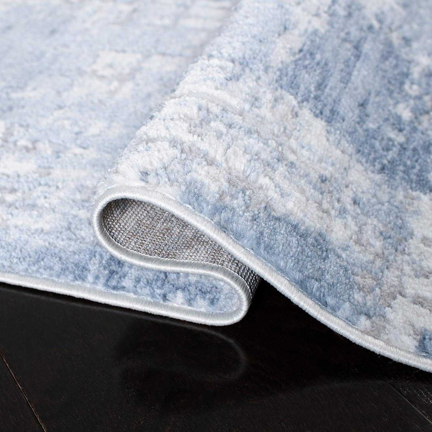 Amelia ALA786 Power Loomed Accent Rug - Ivory/Blue - 3'x5' - Safavieh.