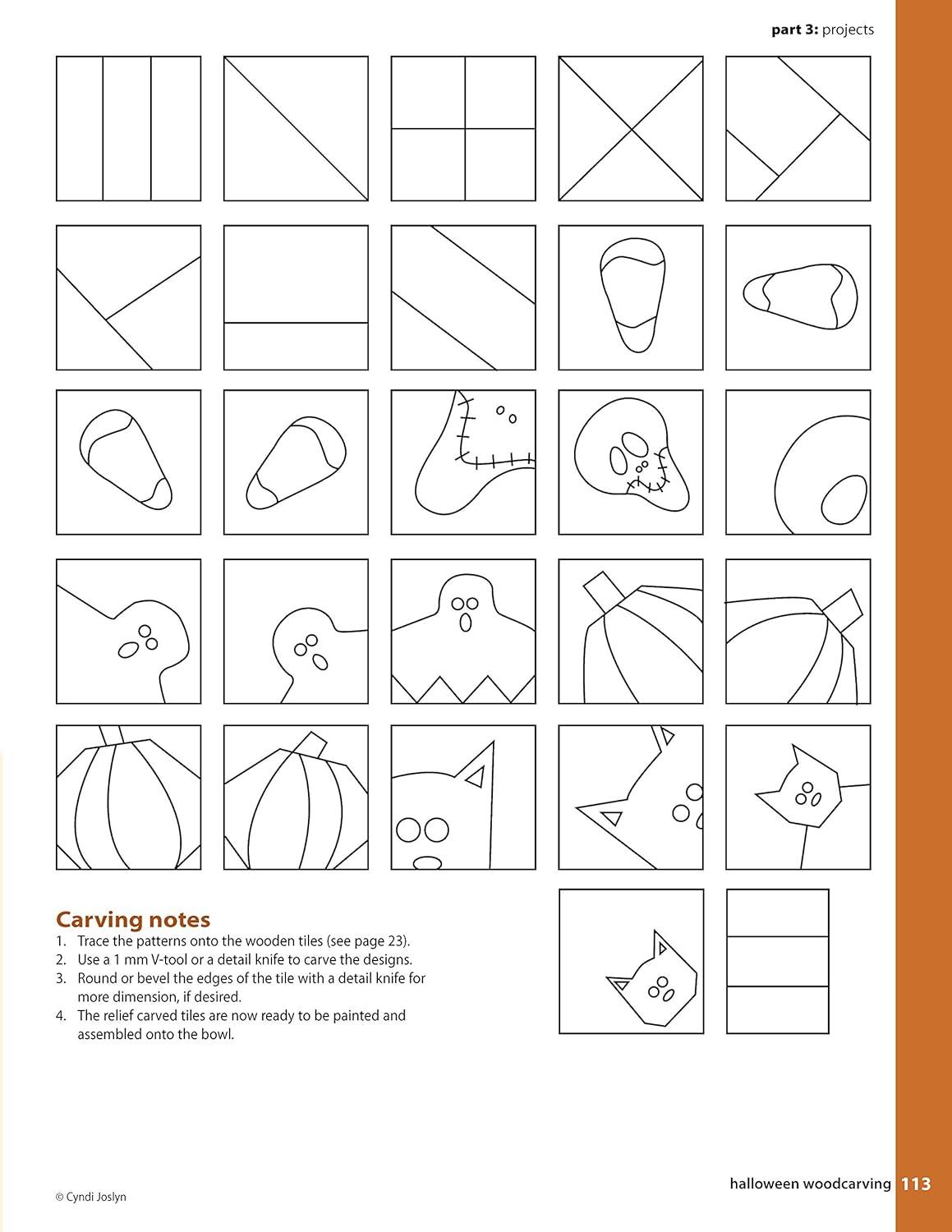 Halloween Woodcarving Guide with Fun Projects