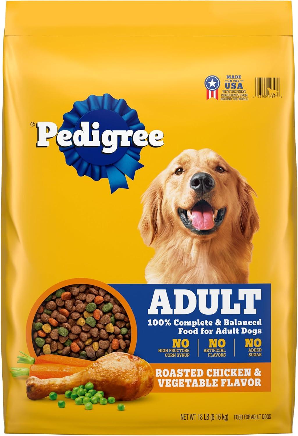 Pedigree Roasted Chicken and Vegetable Flavor Adult Dry Dog Food