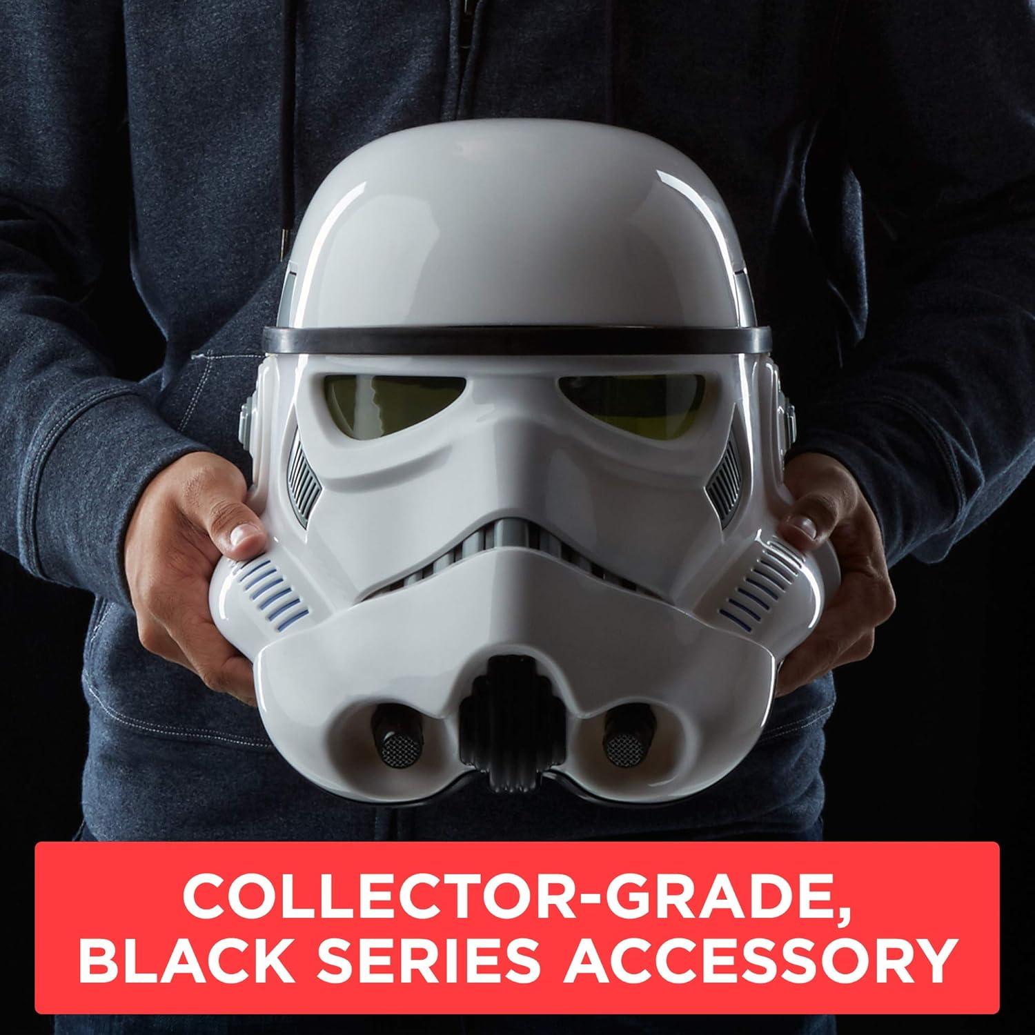 Star Wars The Black Series Rogue One: A Star Wars Story Imperial Stormtrooper Electronic Voice Changer Helmet