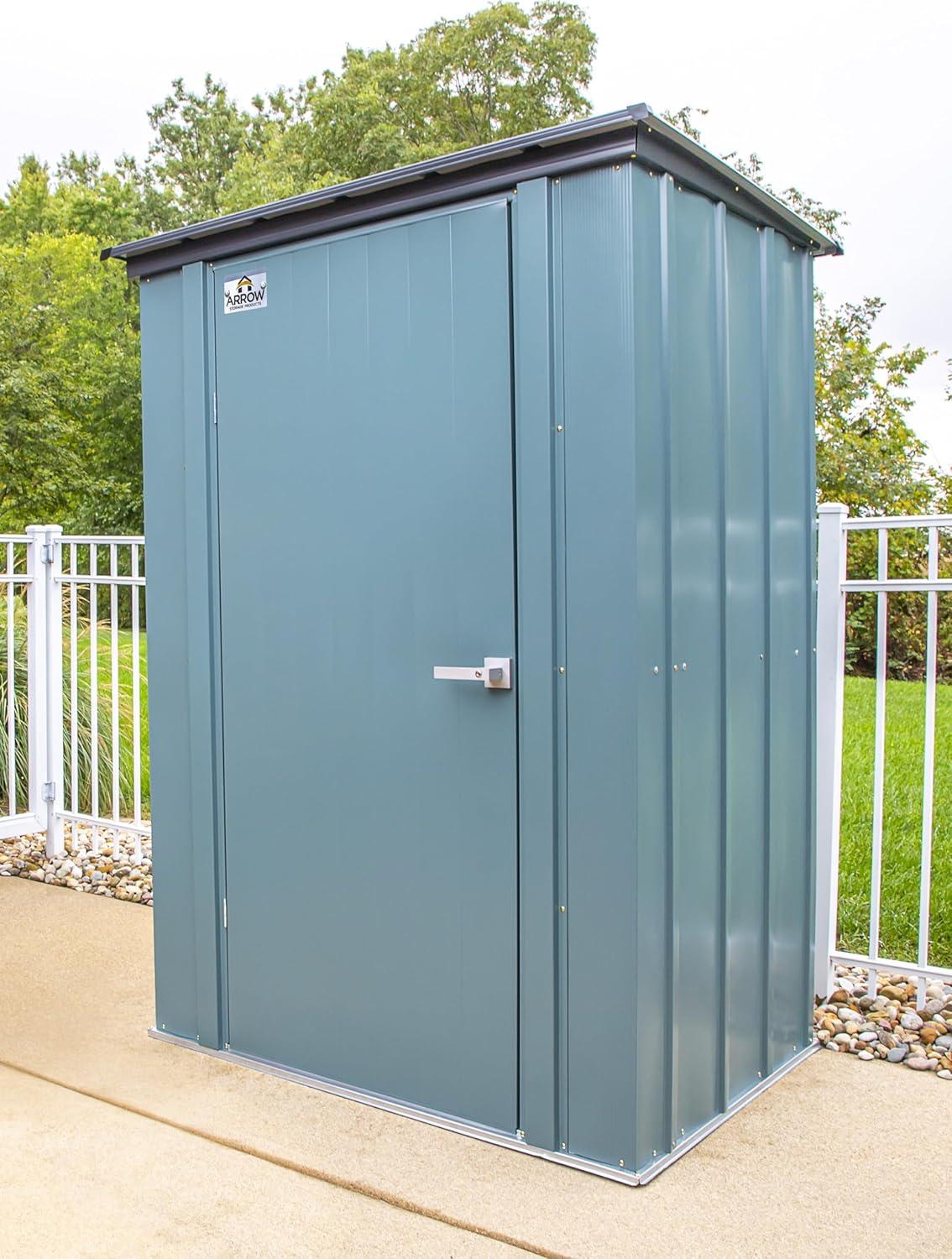 Arrow Spacemaker 4 ft. W x 3 ft. D Metal Vertical Storage Shed