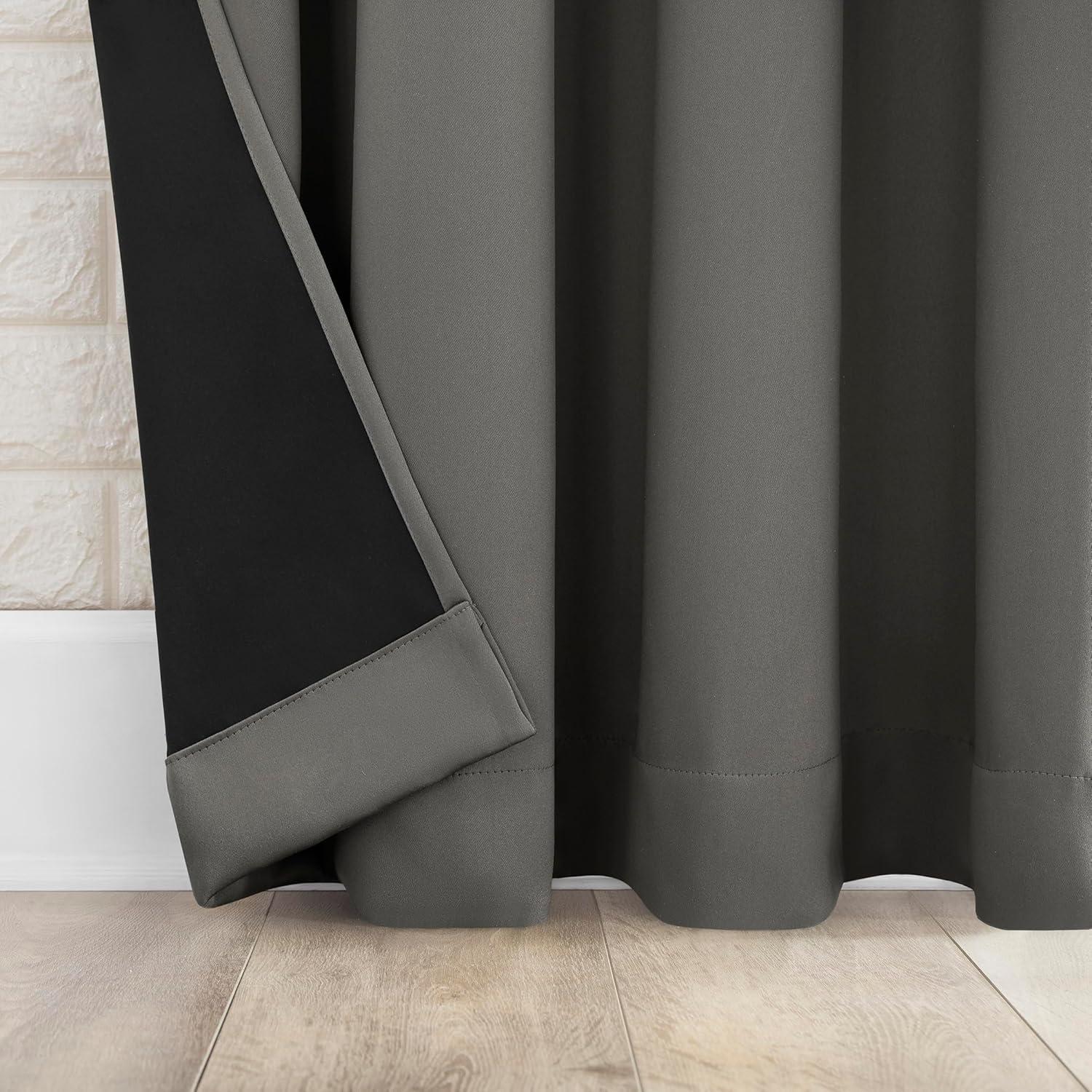 Sun Zero Blackout Bergen Rod Pocket Curtain Panel