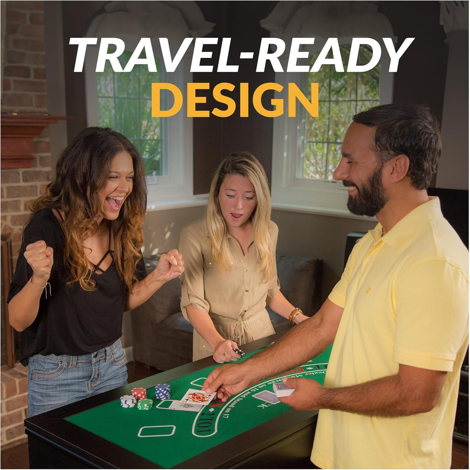 Hathaway Games 48" Monte Carlo Poker Table