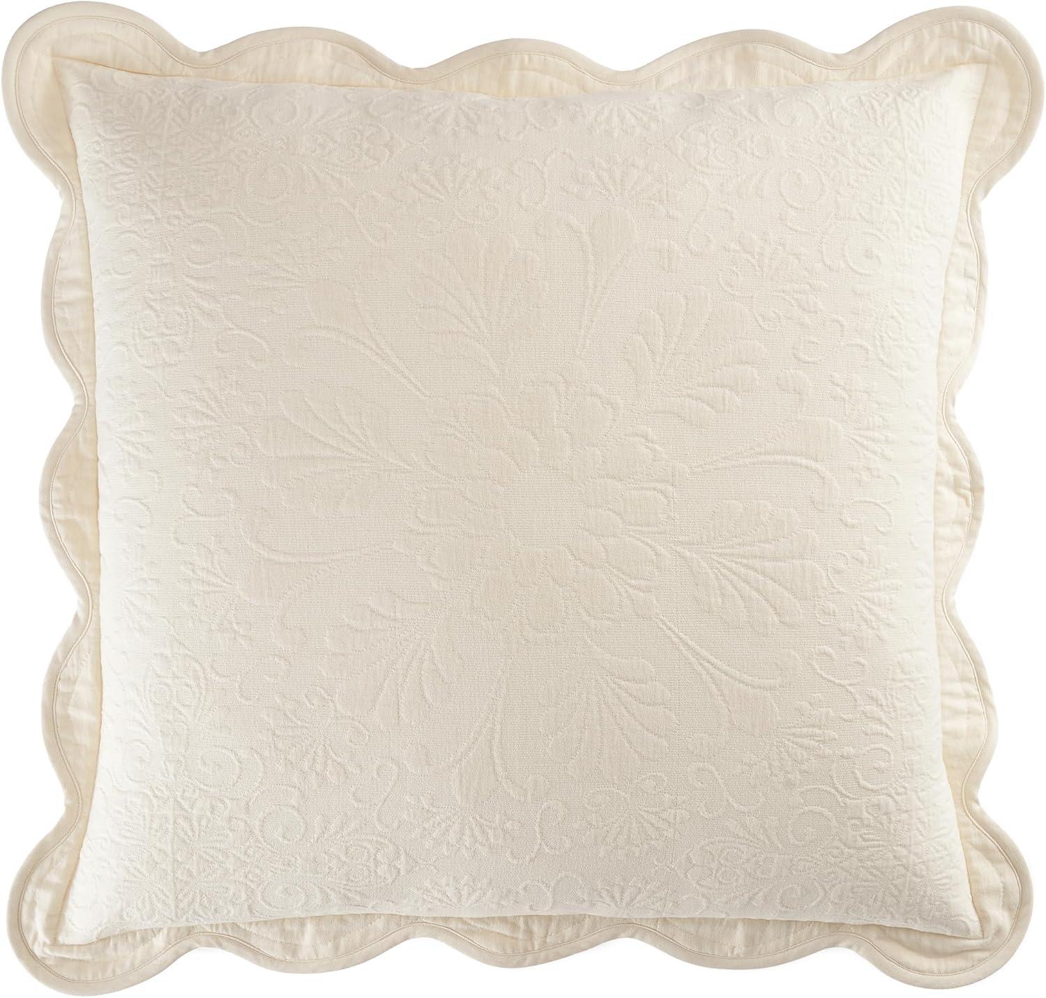 Historic Charleston Historic Charleston Charleston Estate Sham, Scalloped Pillow Cover, Single