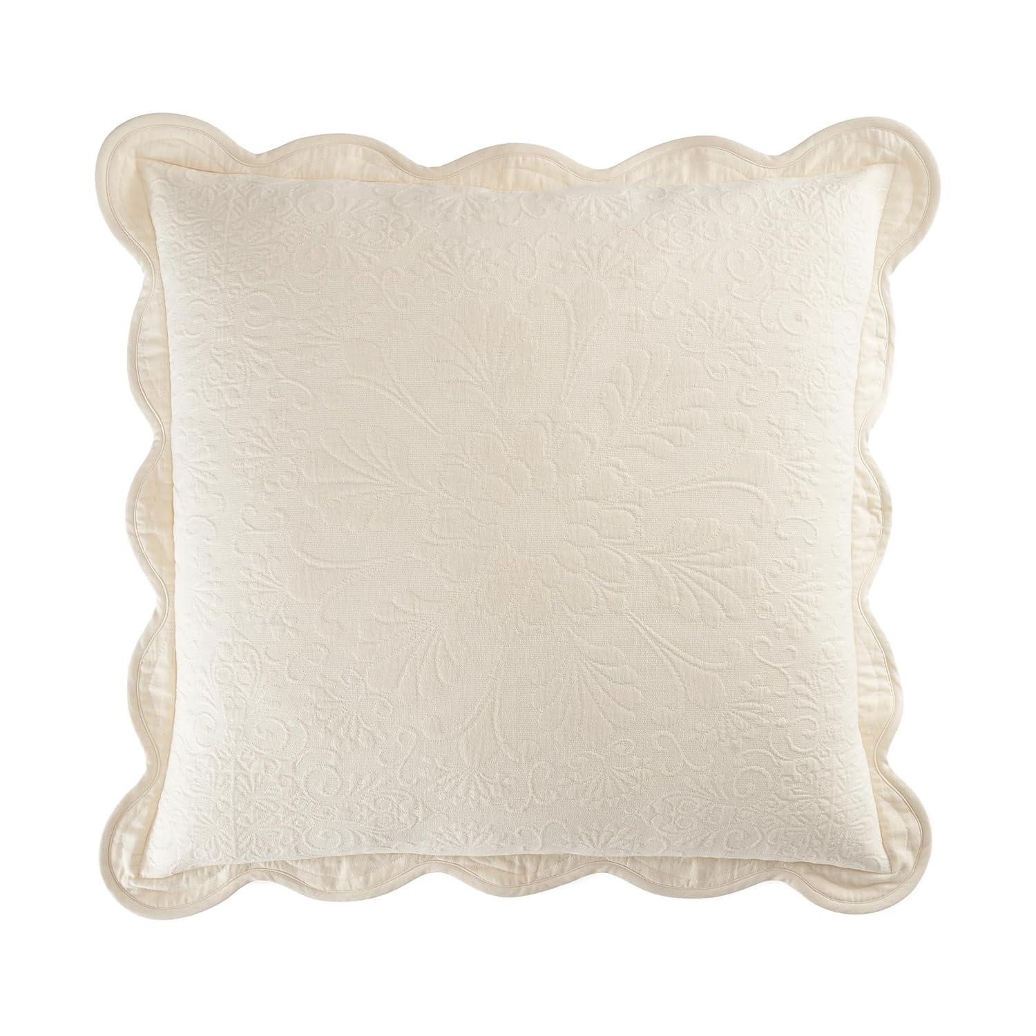 Historic Charleston Historic Charleston Charleston Estate Sham, Scalloped Pillow Cover, Single