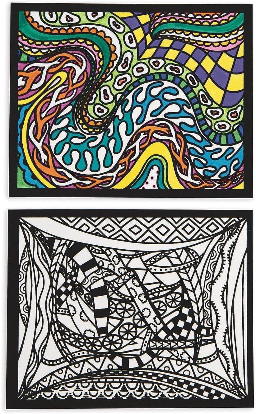 S&S Worldwide Abstract Velvet Art Poster 8 IN X 10 IN Pk30