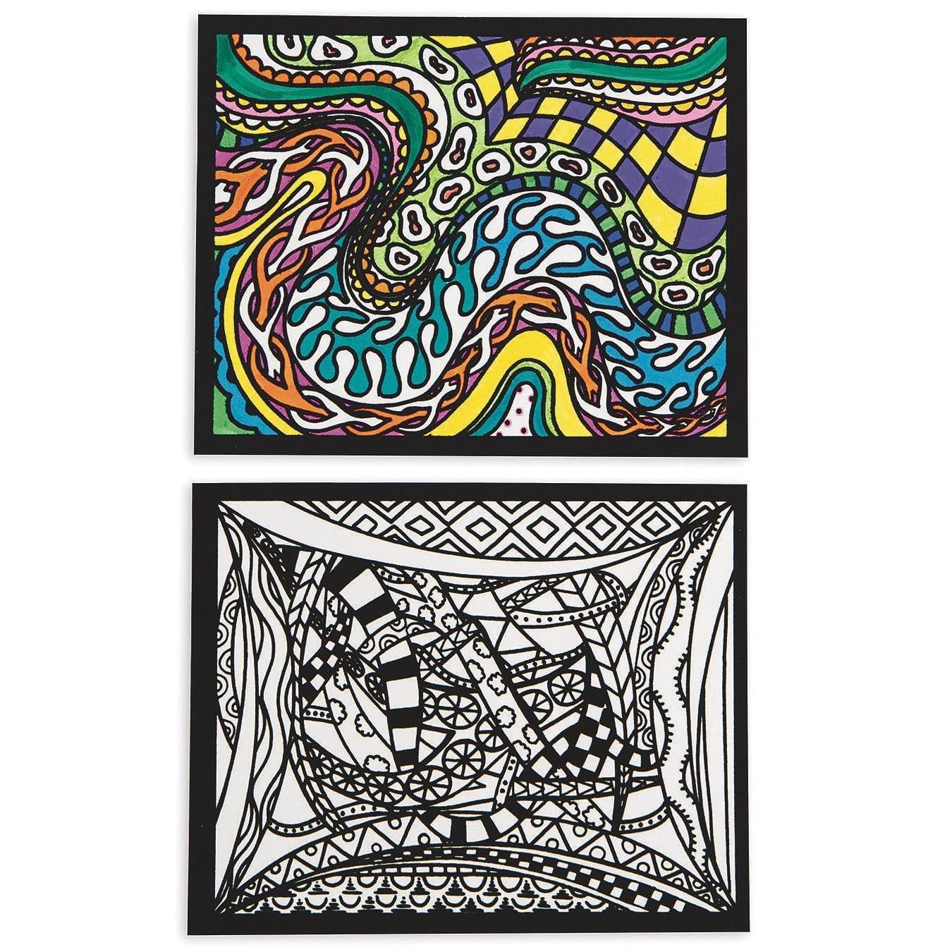 S&S Worldwide Abstract Velvet Art Poster 8 IN X 10 IN Pk30