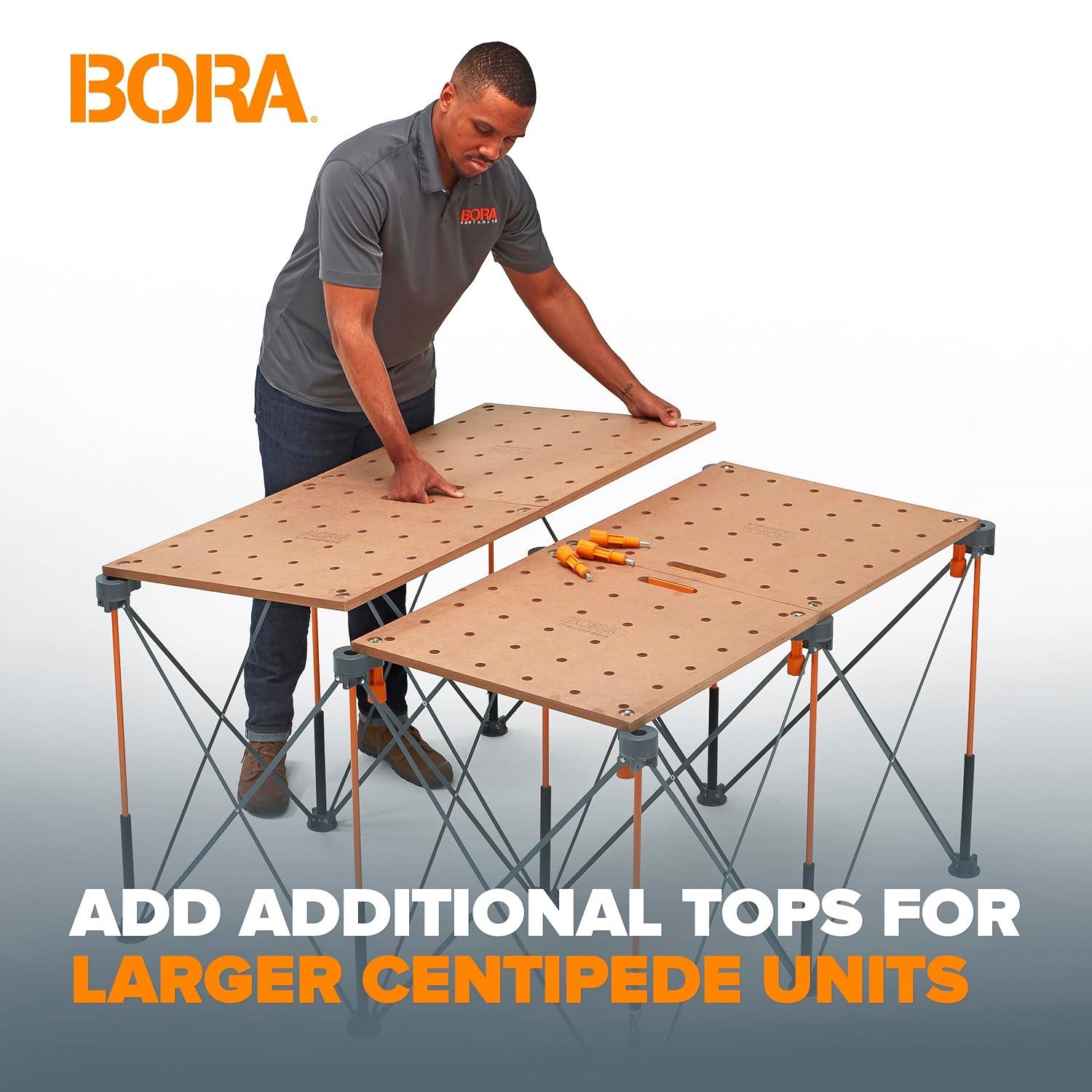 Bora Portamate Centipede Metric Table Top 20Mm Dog Holes