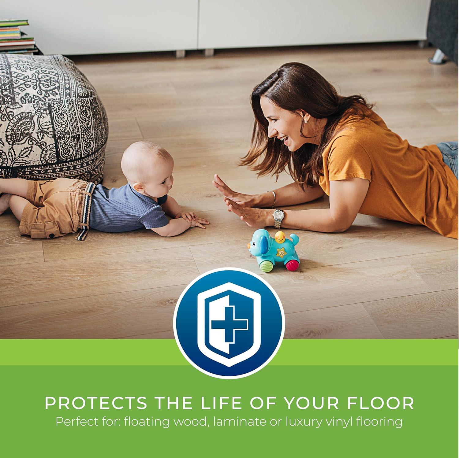 MoistureBarrier MP Global Products Moisture/Vapor Barrier Underlayment for Laminate, Engineered and Hardwood Floors