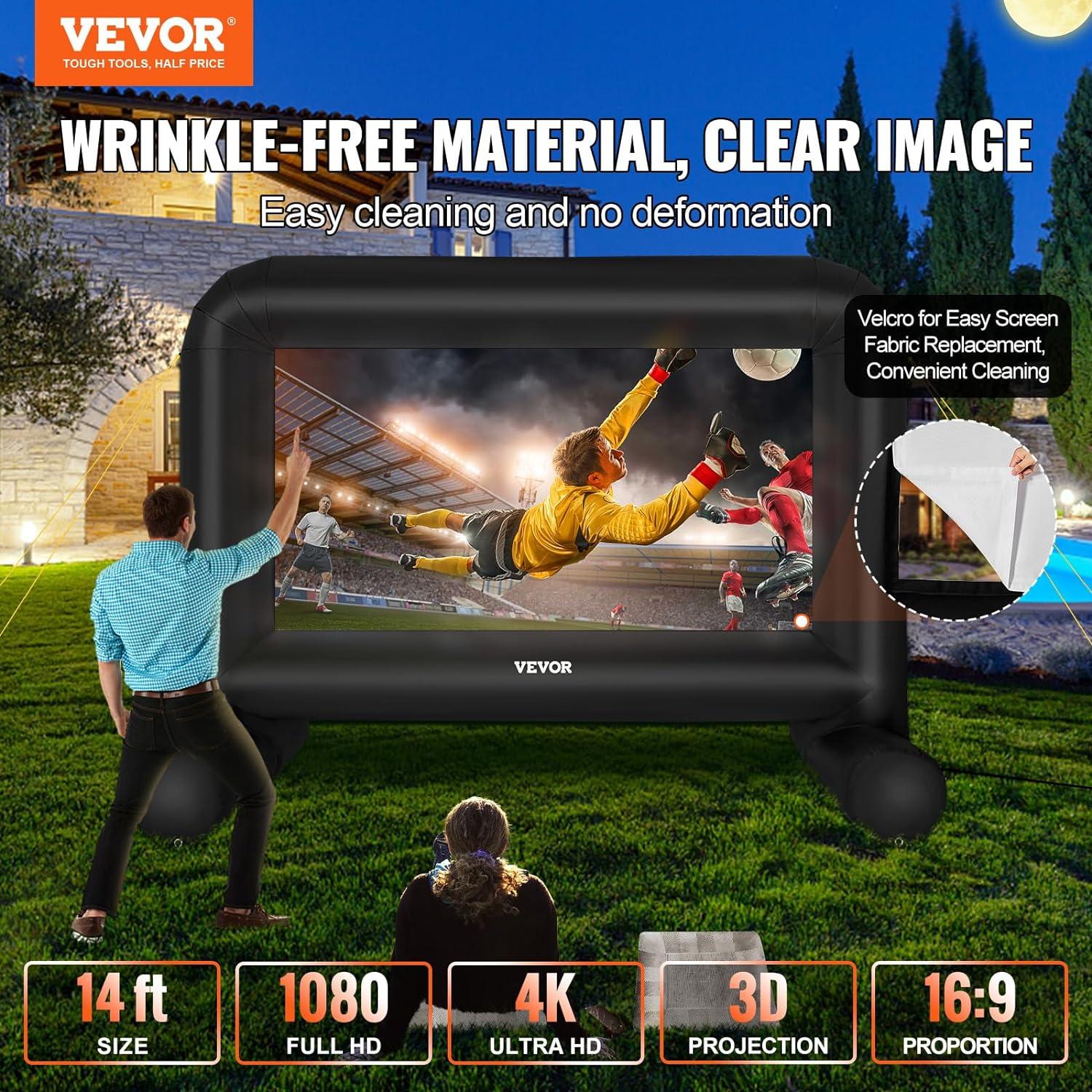 VEVOR VEVOR Outdoor Portable Projector Screen Projector Screen